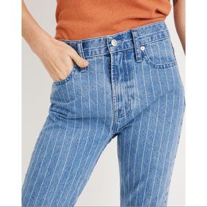 Madewell Perfect Vintage Jeans in Pinstripe NWT!!